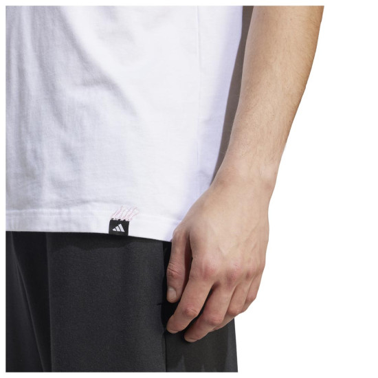 Adidas Ανδρική κοντομάνικη μπλούζα Lounge Mini Embroidery Graphic Tee Adidas Ανδρική κοντομάνικη μπλούζα Lounge Mini Embroidery Graphic Tee